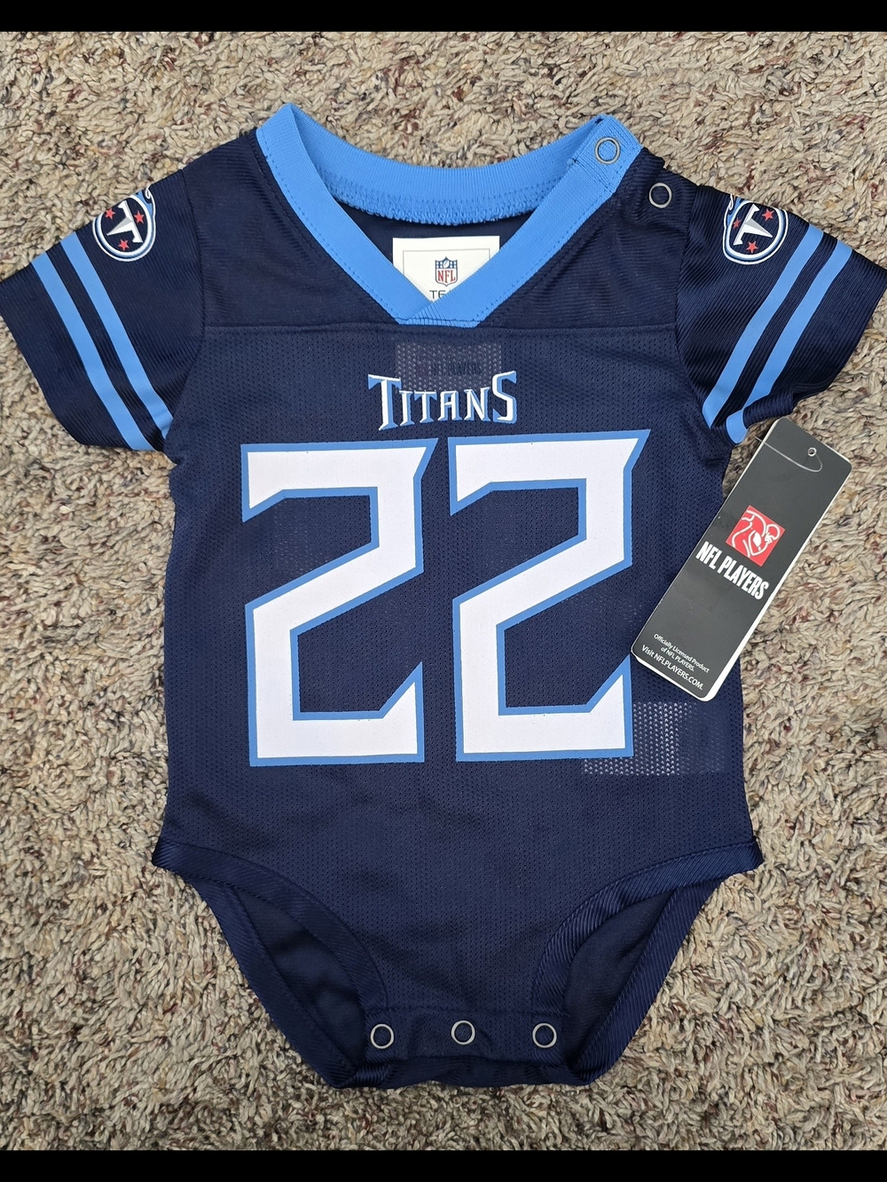 NFL Tennessee Titans Infant #22 Team Onesie